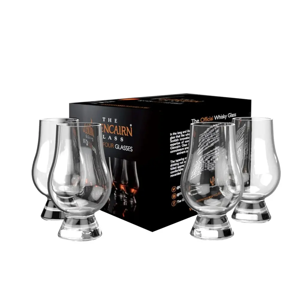 Whiskyglazen 4 stuks - 4 x The Glencairn Whisky Tasting Glass in Box