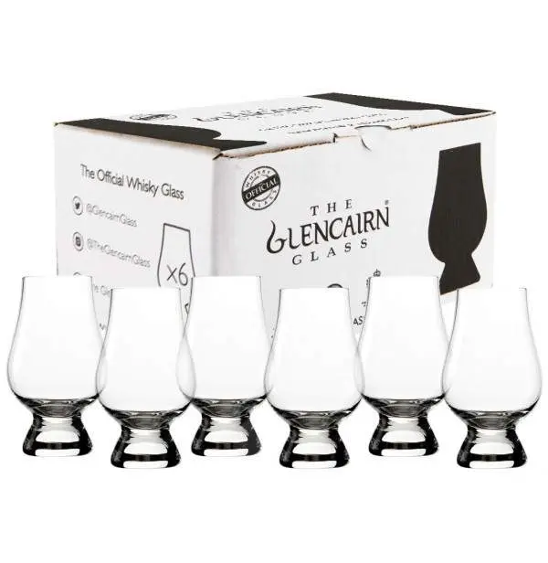 Whiskyglazen 6 stuks - 6 x The Glencairn Whisky Tasting Glass in Box