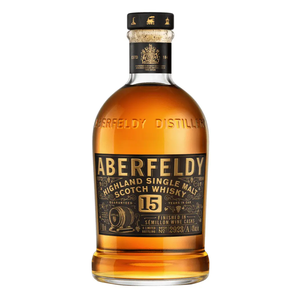 Aberfeldy, 15 years - Cadillac Wine 70cl