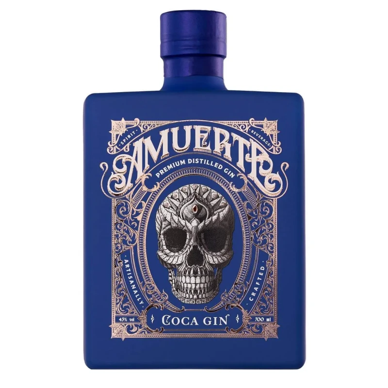 Amuerte Coca Leaf Gin - Blue Edition 70cl Amuerte Coca Leaf Gin - Blue Edition 70cl