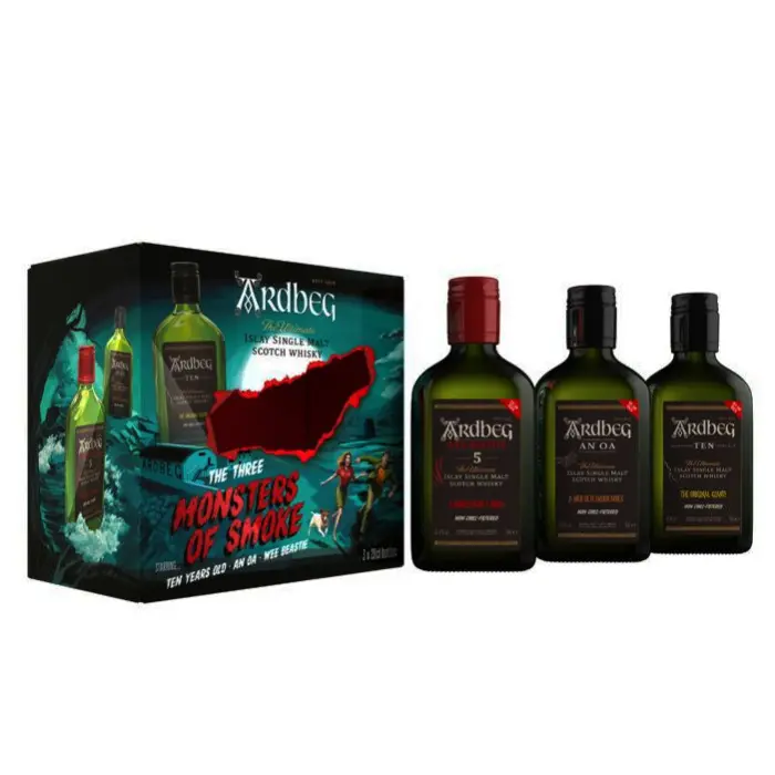 Ardbeg - Monsters of Smoke Giftpack 60cl Ardbeg - Monsters of Smoke Giftpack 60cl