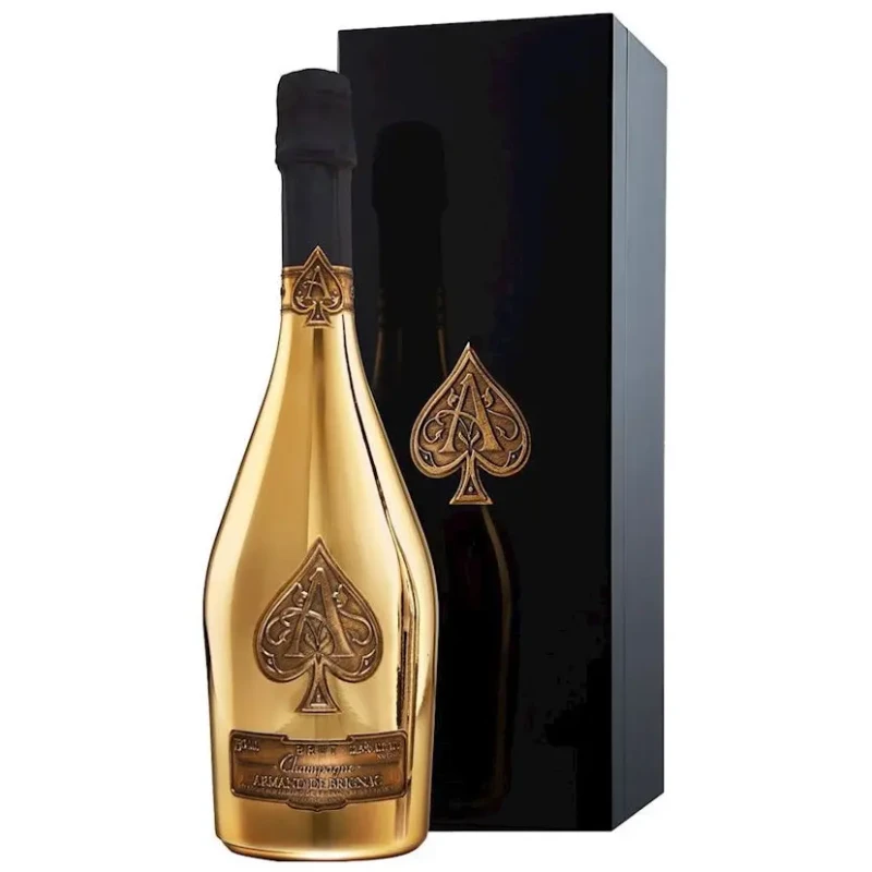 Armand De Brignac - Brut Gold in Wooden Giftbox 75cl Armand De Brignac - Brut Gold in Wooden Giftbox 75cl