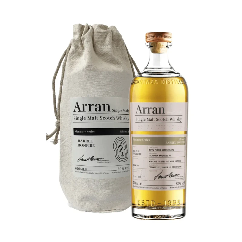 Arran - Signature Series Edition 2 Barrel Bonfire Bag 70cl Arran - Signature Series Edition 2 Barrel Bonfire Bag 70cl