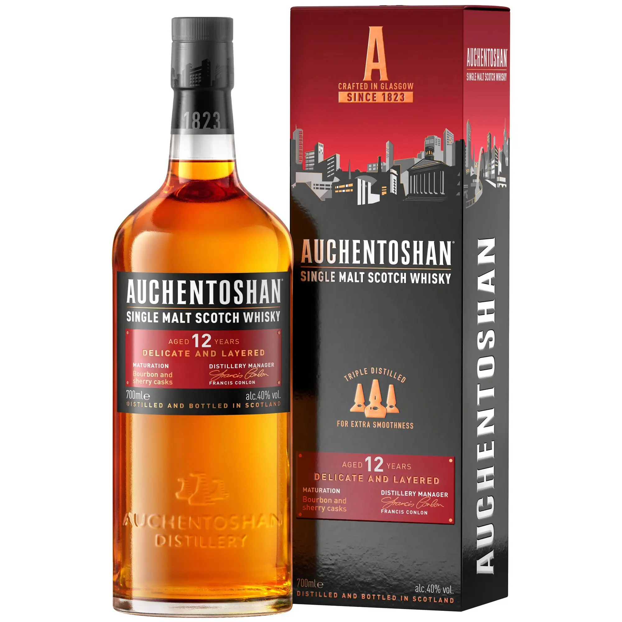 Auchentoshan, 12 years 70cl-2