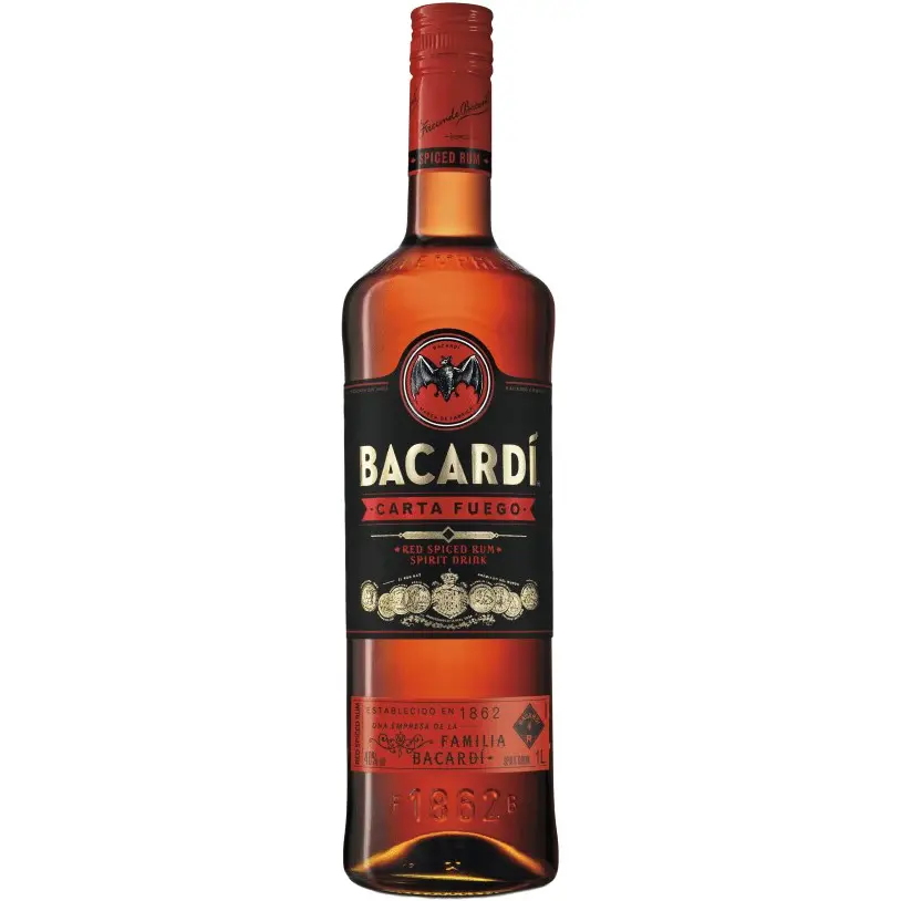 Bacardi - Carta Fuego 1 litre