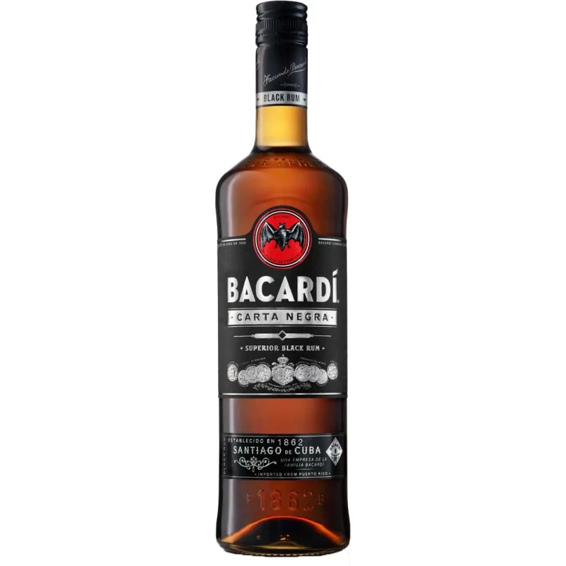 Bacardi - Carta Negra 1 litre Bacardi - Carta Negra 1 litre