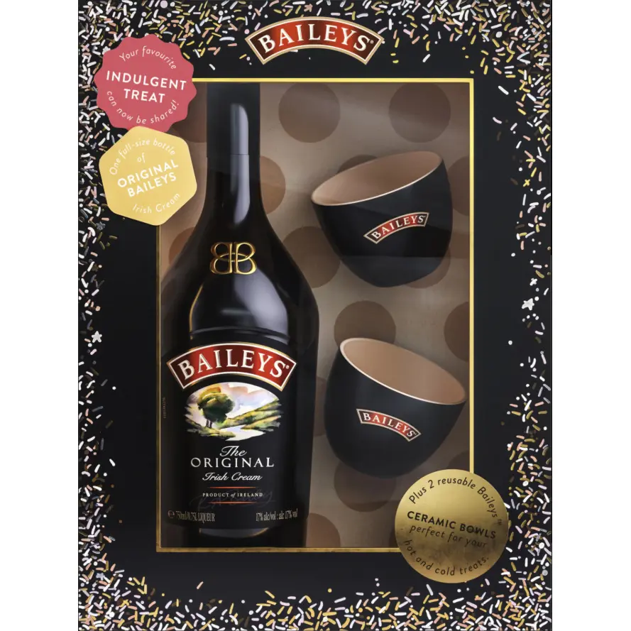 Baileys - Original with two Ceramic Bowls 70cl