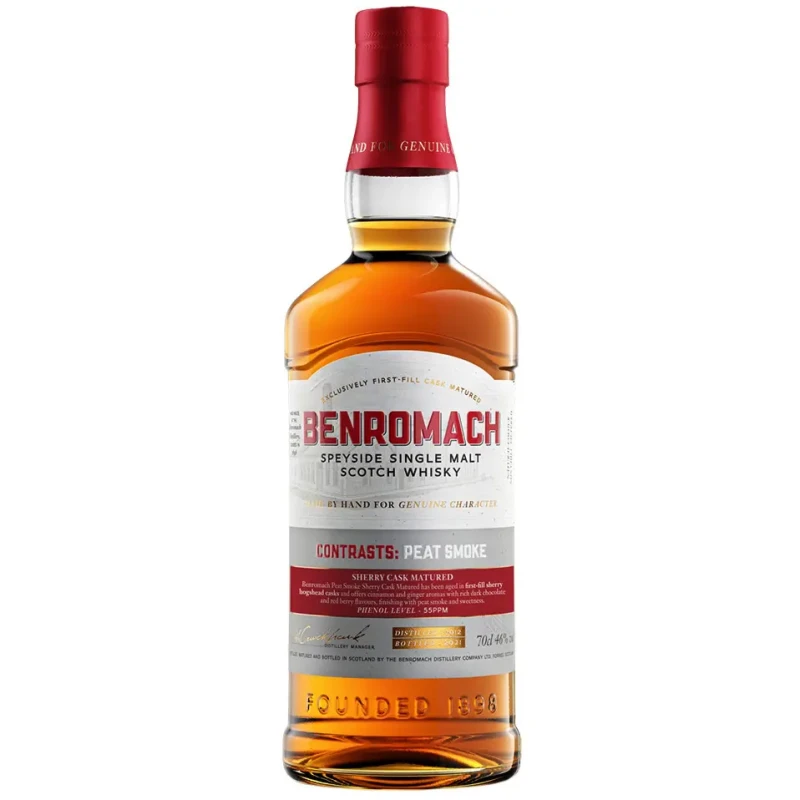 Benromach - Contrasts: Peat Smoke, Sherry Cask 70cl Benromach - Contrasts: Peat Smoke, Sherry Cask 70cl