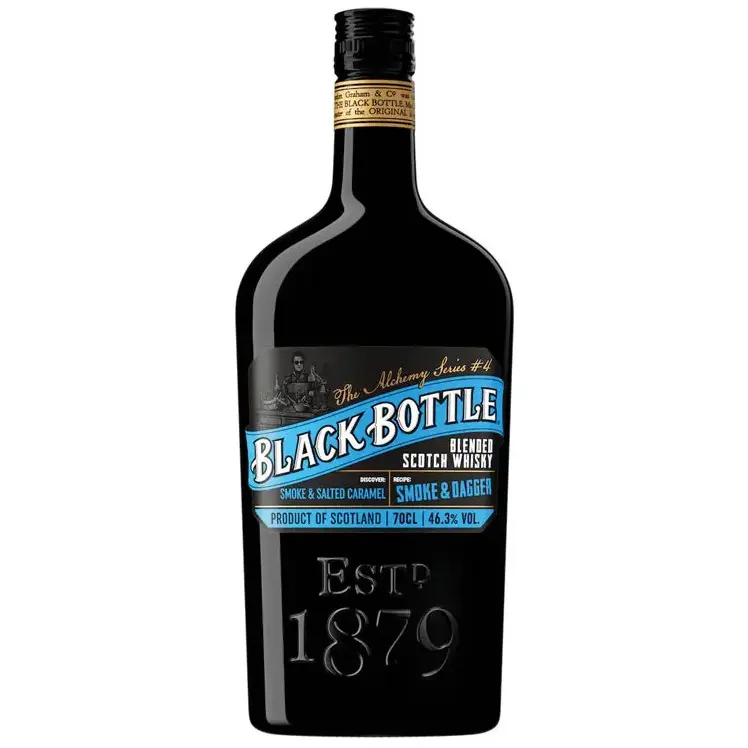 Black Bottle - Smoke & Dagger 70cl Black Bottle - Smoke & Dagger 70cl