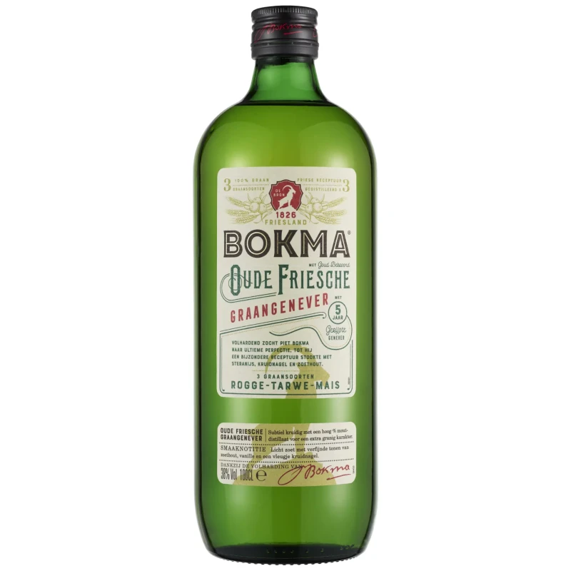 Bokma - Oude Jenever - Rond 1 litre Bokma - Oude Jenever - Rond 1 litre