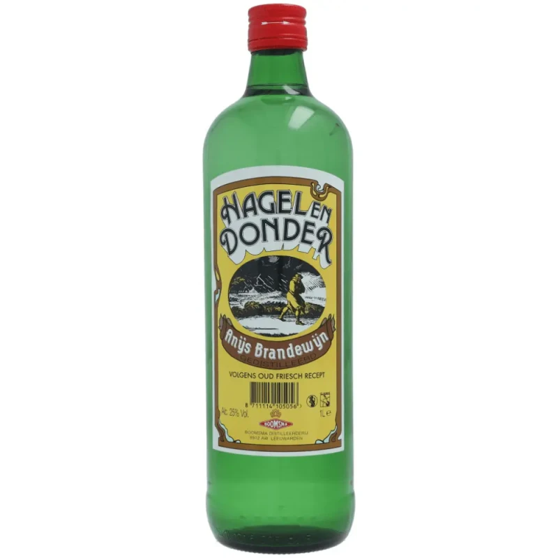 Boomsma - Hagel En Donder Anijslikeur 1 litre Boomsma - Hagel En Donder Anijslikeur 1 litre
