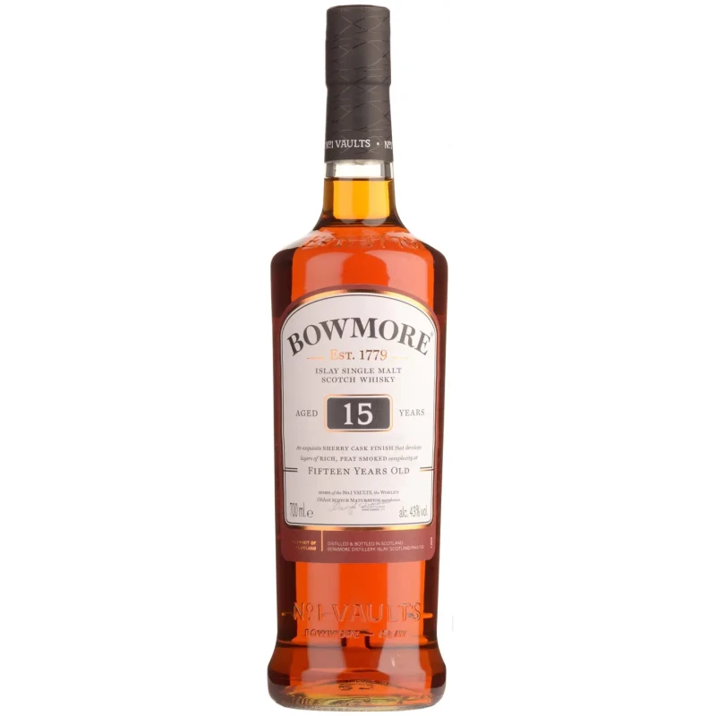 Bowmore, 15 years - Sherry Cask Finish 70cl Bowmore, 15 years - Sherry Cask Finish 70cl