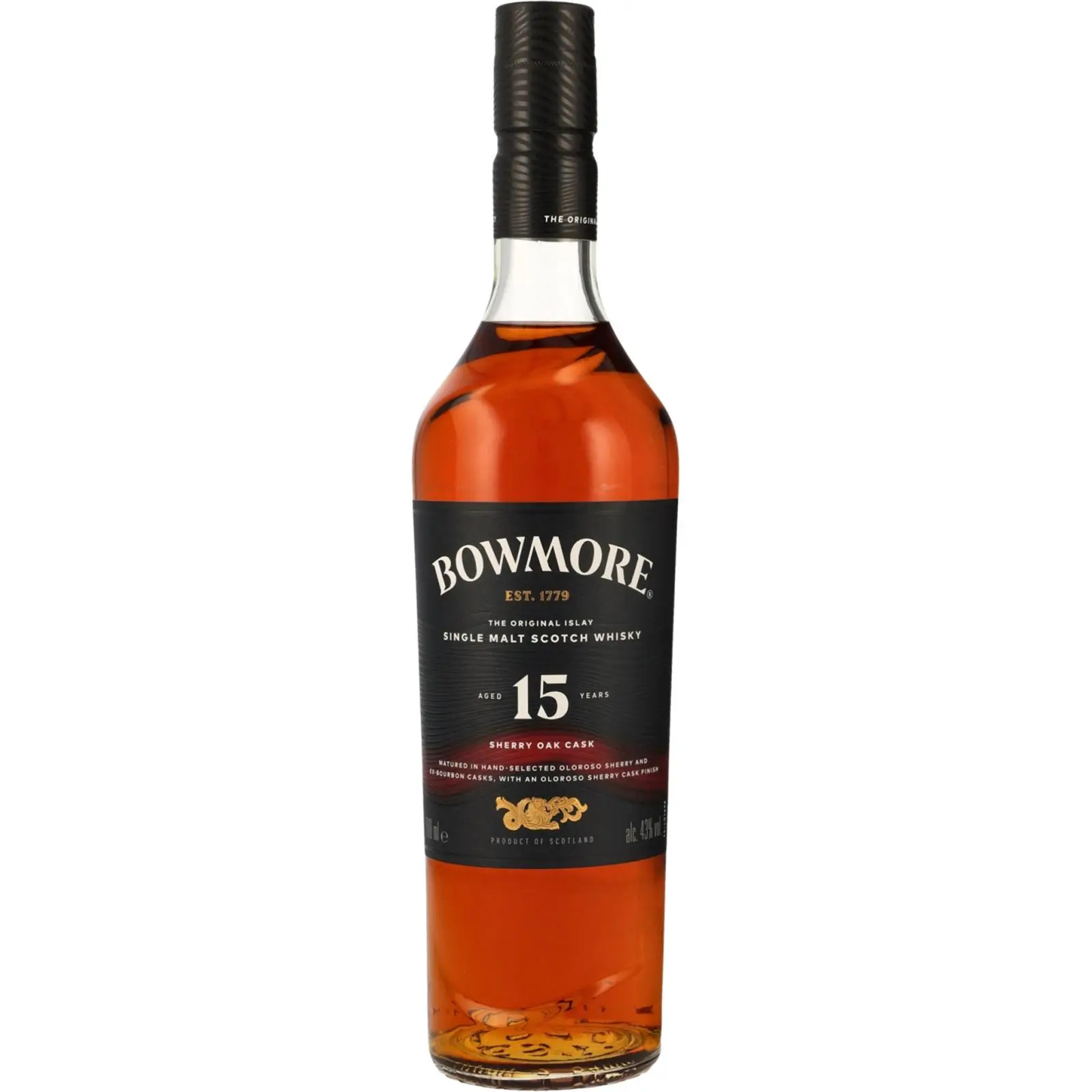 Bowmore, 15 years - Sherry Oak Cask 70cl
