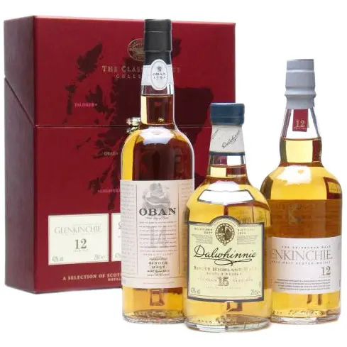 Classic Malt Collection - Glenkinchie, Dalwhinnie, Oban 60cl