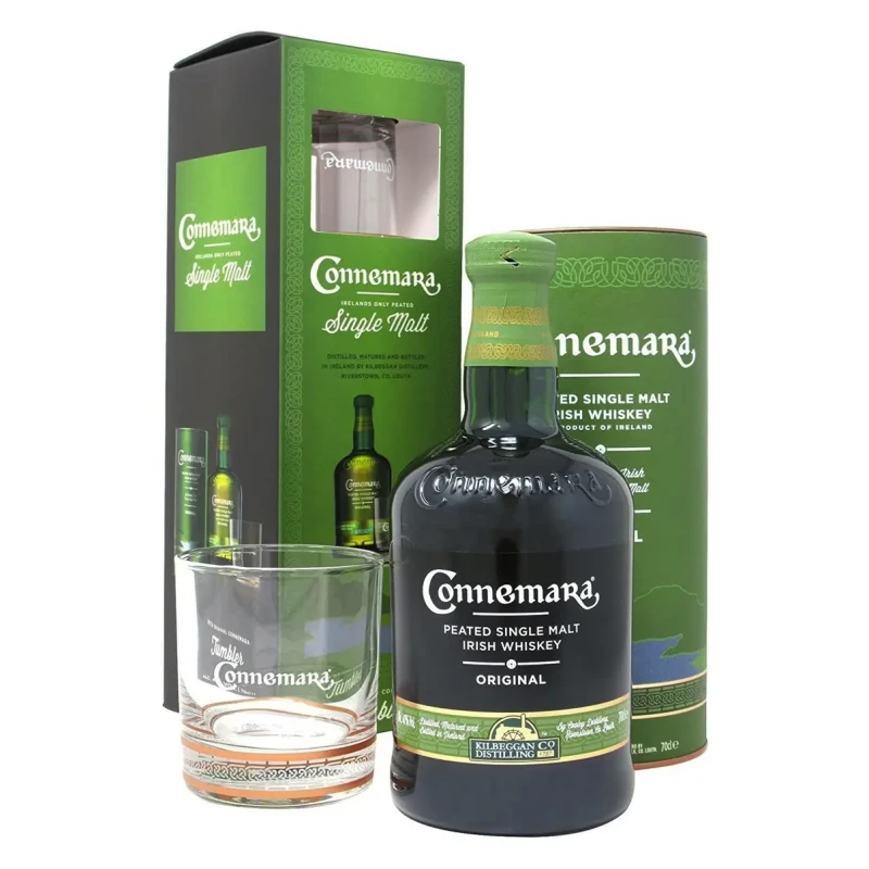 Connemara - Original Giftbox Glass 70cl Connemara - Original Giftbox Glass 70cl