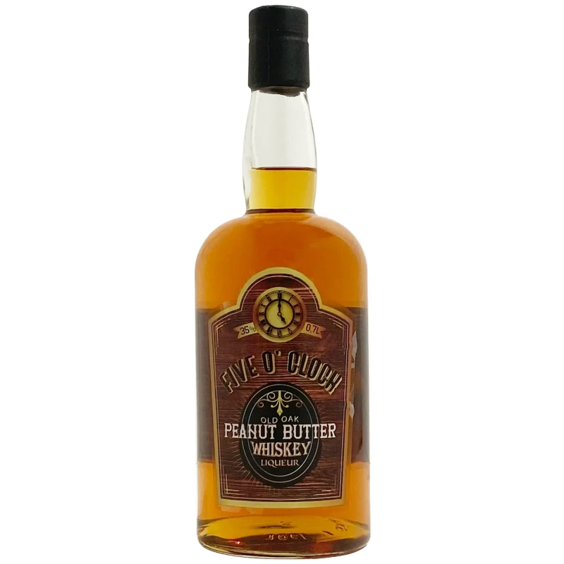 Five O' Clock Peanut Butter Whiskey Liqueur 70cl Five O' Clock Peanut Butter Whiskey Liqueur 70cl