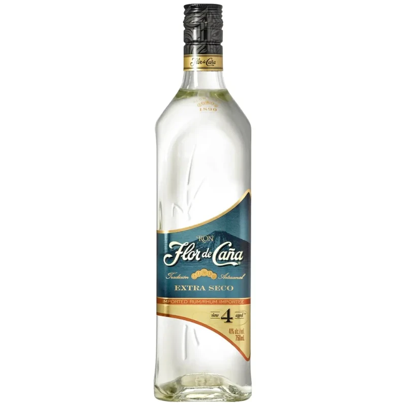 Flor de Cana, 4 years - Extra Dry 70cl Flor de Cana, 4 years - Extra Dry 70cl