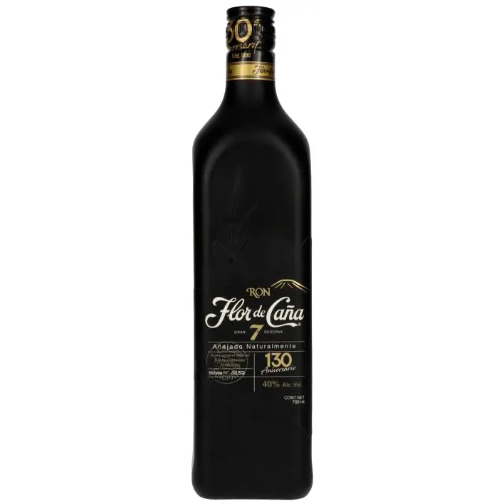 Flor de Cana, 7 years - Black Edition 130th Anniversary 70cl Flor de Cana, 7 years - Black Edition 130th Anniversary 70cl