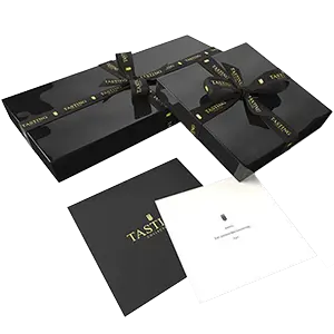 Wrap my Tasting Collection with Gift Paper and Ribbon Wrap my Tasting Collection with Gift Paper and Ribbon