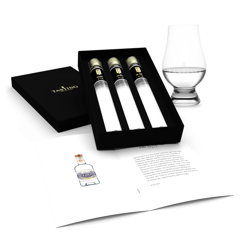 Gin Tasting Set 3 tubes in Luxury Gift Box Gin Tasting Set 3 tubes in Luxury Gift Box