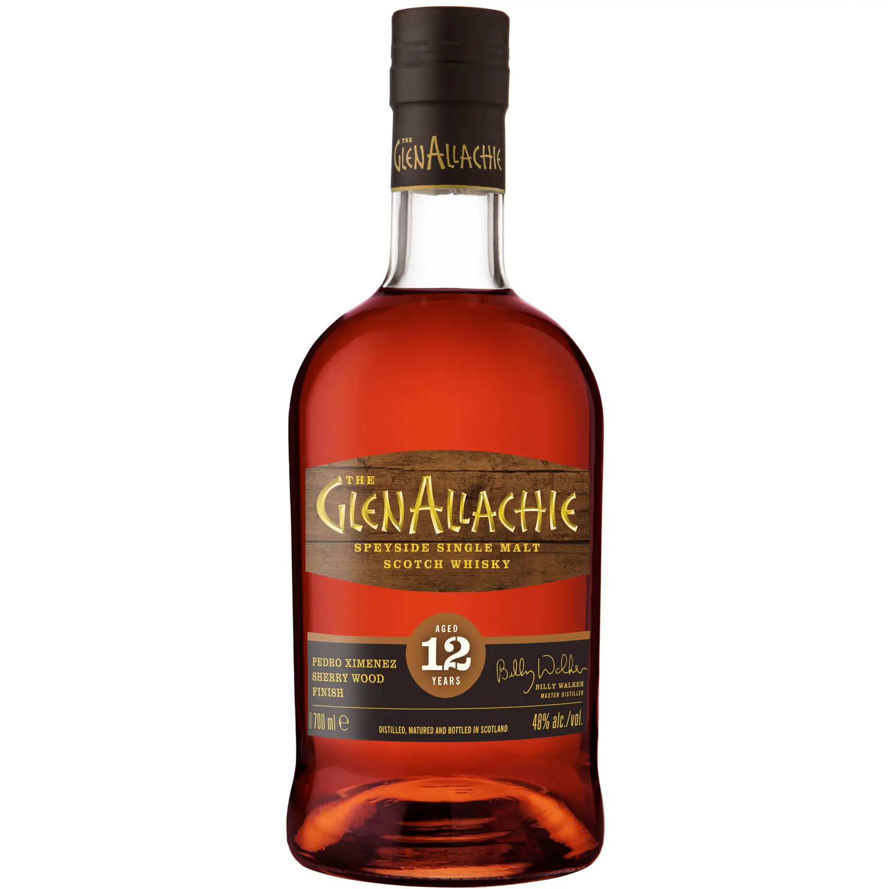 GlenAllachie, 12 years - Pedro Ximénez Wood Finish 70cl