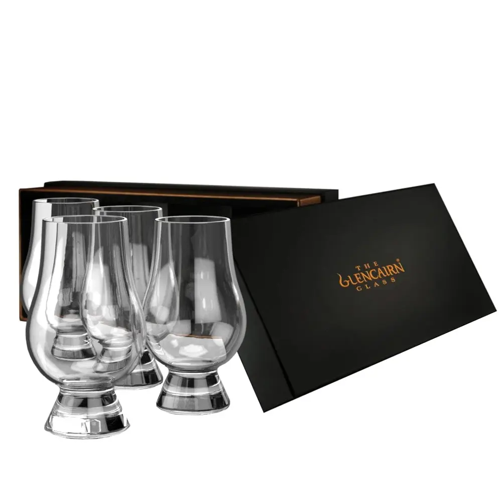 Whiskyglazen 4 stuks - 4 x The Glencairn Whisky Tasting Glass in Luxe Cadeau Box