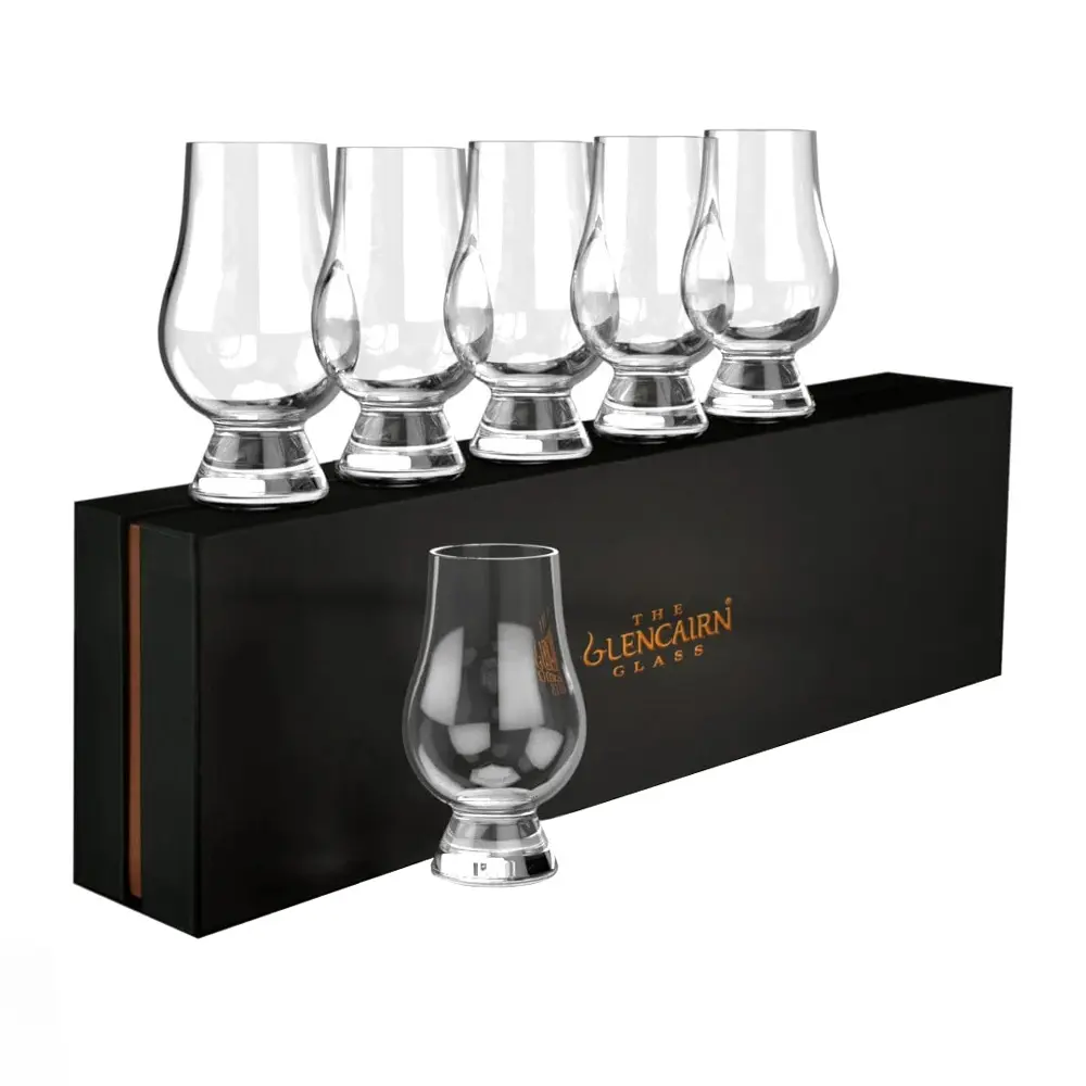 Whiskyglazen 6 stuks - 6 x The Glencairn Whisky Tasting Glass in Luxe Cadeau Box
