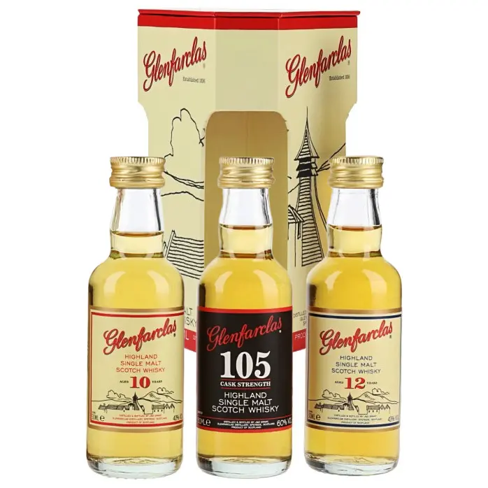 Glenfarclas Miniset 105, 10 Years Old & 12 Years Old 150ml