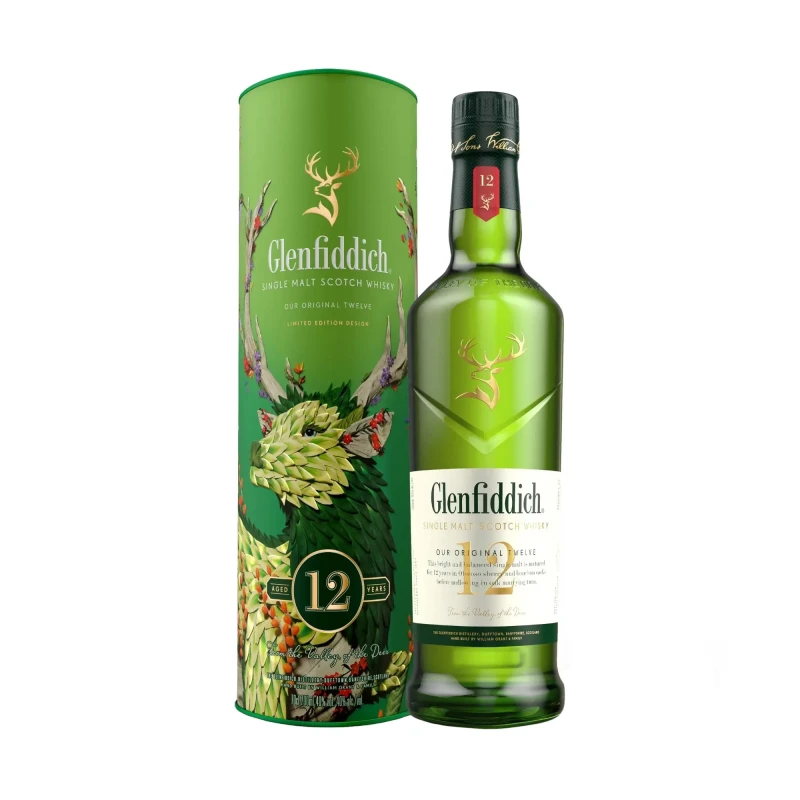 Glenfiddich, 12 years - Limited Festive Design 70cl Glenfiddich, 12 years - Limited Festive Design 70cl