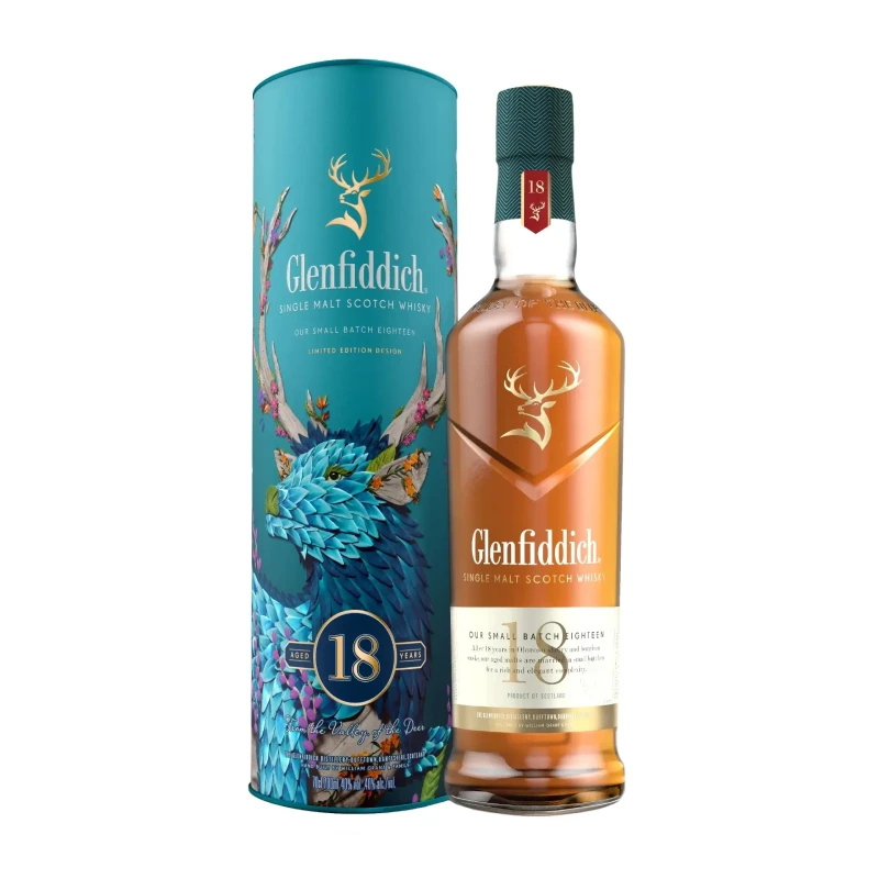 Glenfiddich 18 years - Limited Festive Design 70cl Glenfiddich 18 years - Limited Festive Design 70cl