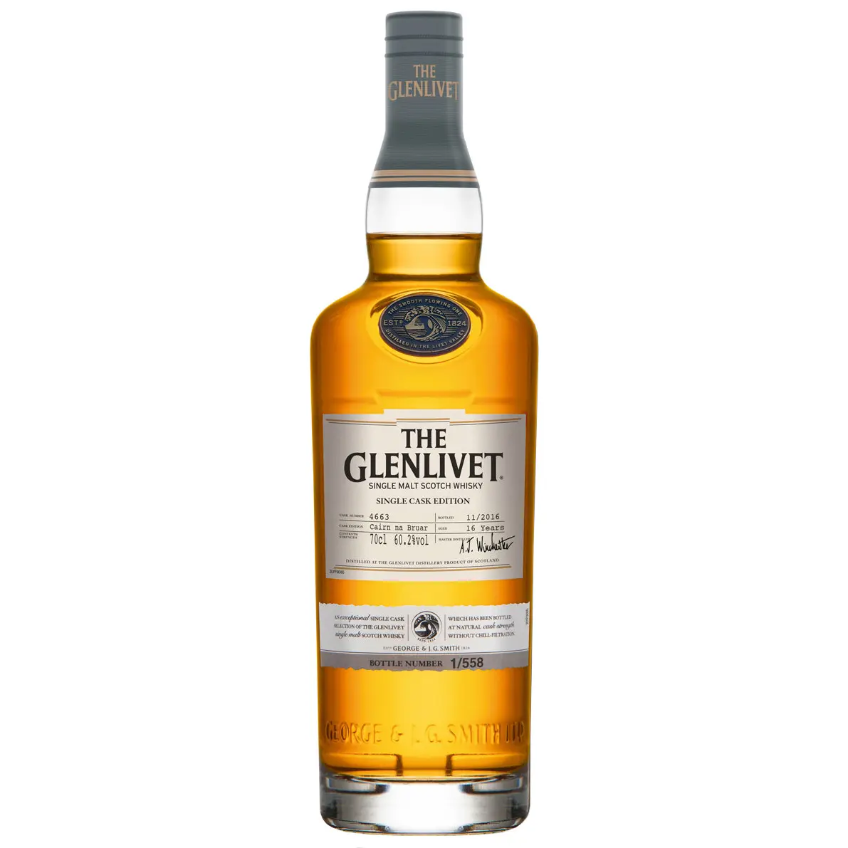 Glenlivet, 16 years - Single Cask Cairn Na Bruar 70cl