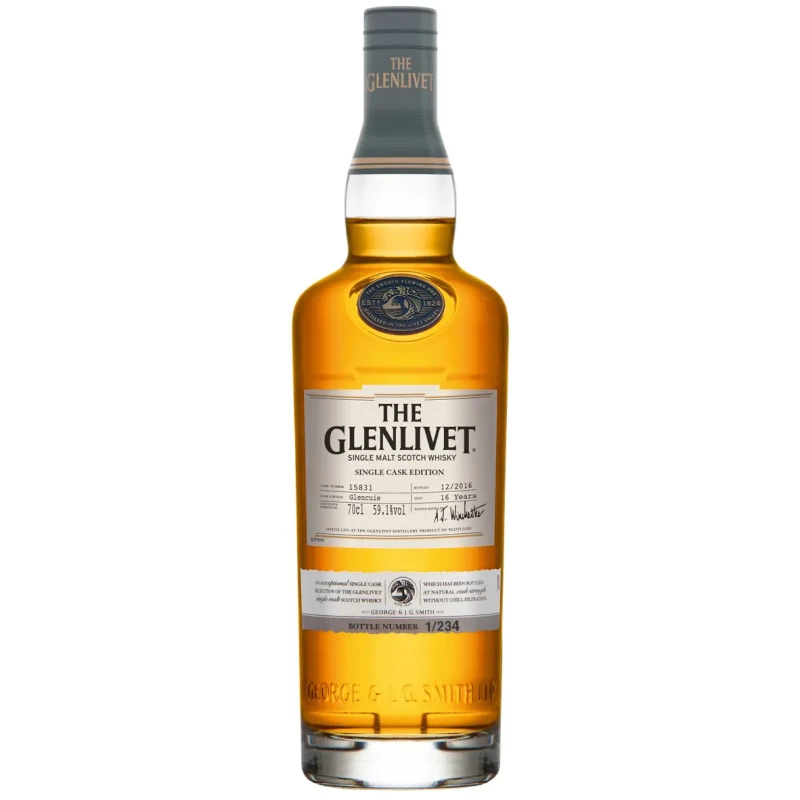 Glenlivet, 16 years - Single Cask Glencuie 70cl Glenlivet, 16 years - Single Cask Glencuie 70cl
