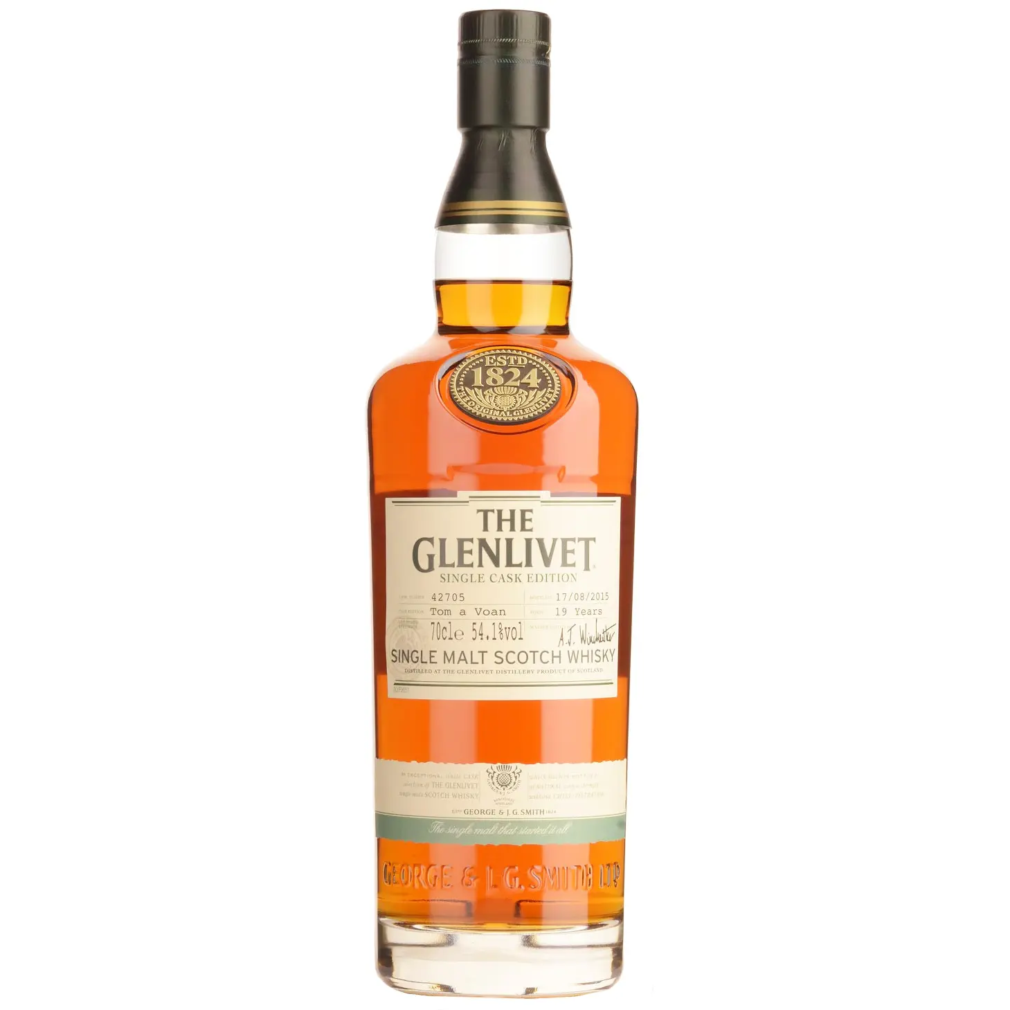 Glenlivet, 19 years - Tom  A Voan 70cl
