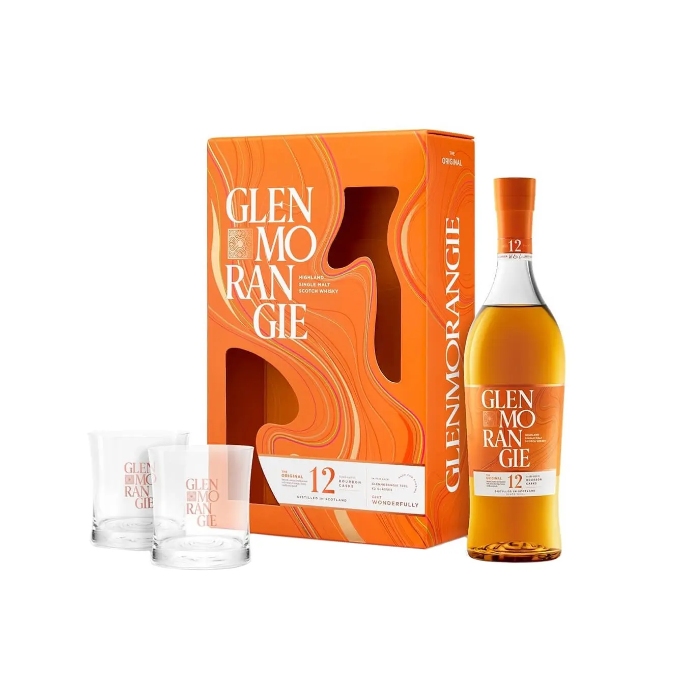 Glenmorangie, 12 years - Giftpack 2 Glasses 70cl