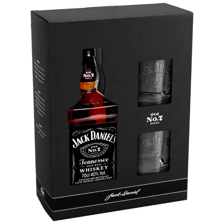 Jack Daniel's + 2 Tumblers Gift Pack 70cl