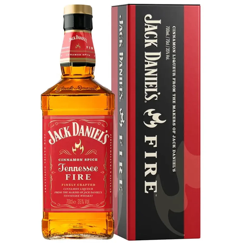Jack Daniel's - Fire Tin Gift Pack 70cl Jack Daniel's - Fire Tin Gift Pack 70cl