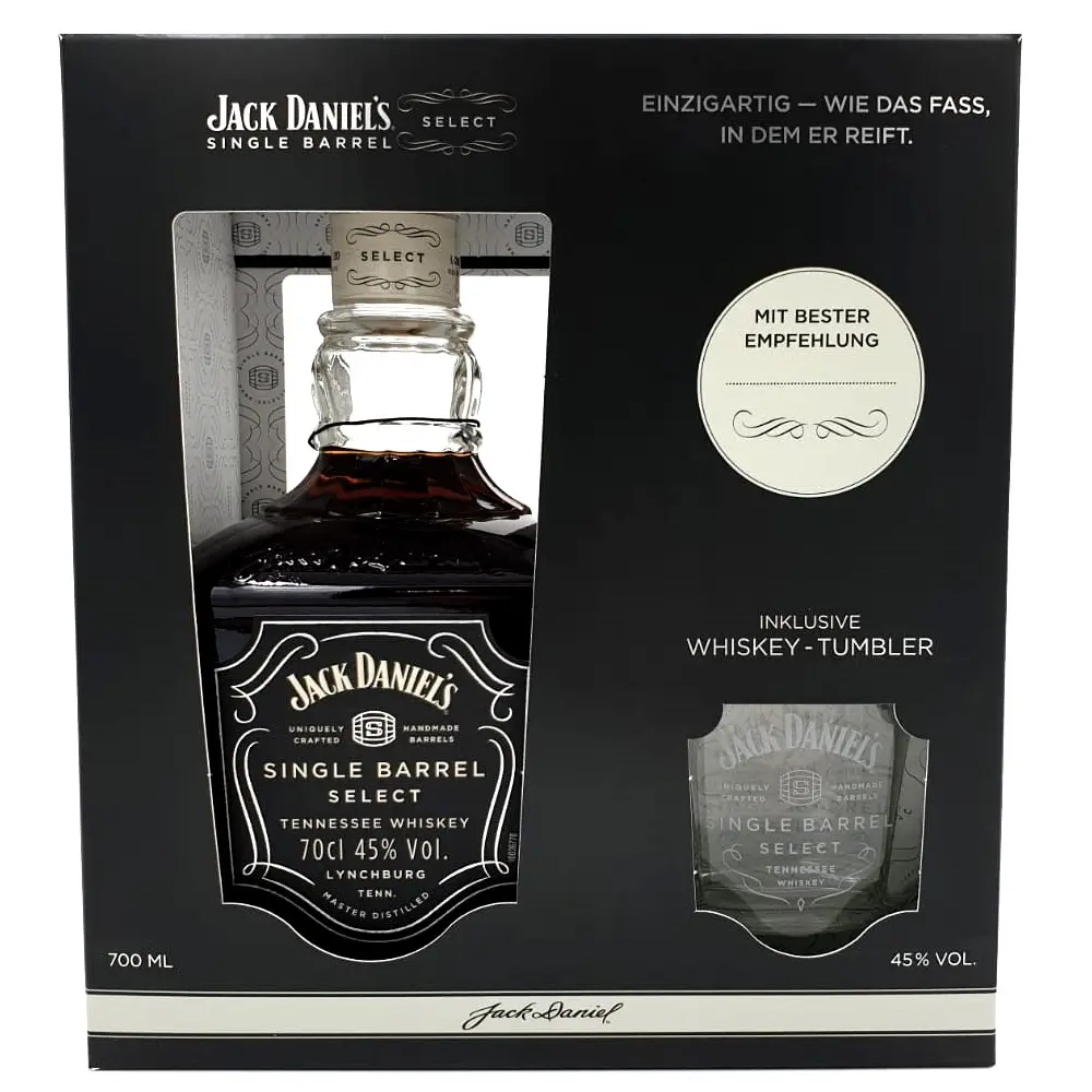 Jack Daniel's - Single Barrel Select Gift Pack With Glass 70cl