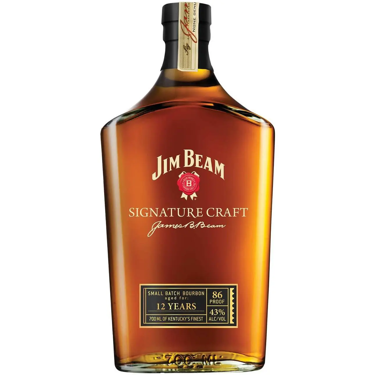 Jim Beam, 12 years - Signature Craft 1 litre