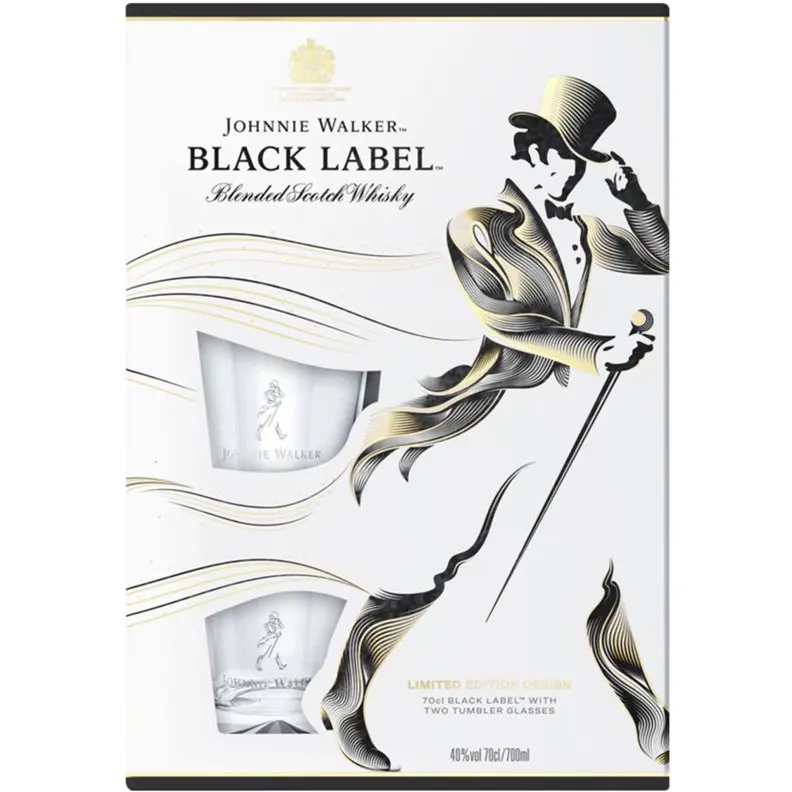 Johnnie Walker - Black Label cadeau 70cl Johnnie Walker - Black Label cadeau 70cl