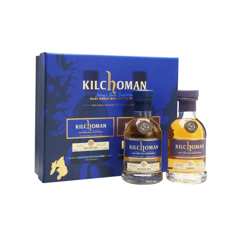 Kilchoman - Machir Bay & Sanaig Giftpack 400ml Kilchoman - Machir Bay & Sanaig Giftpack 400ml