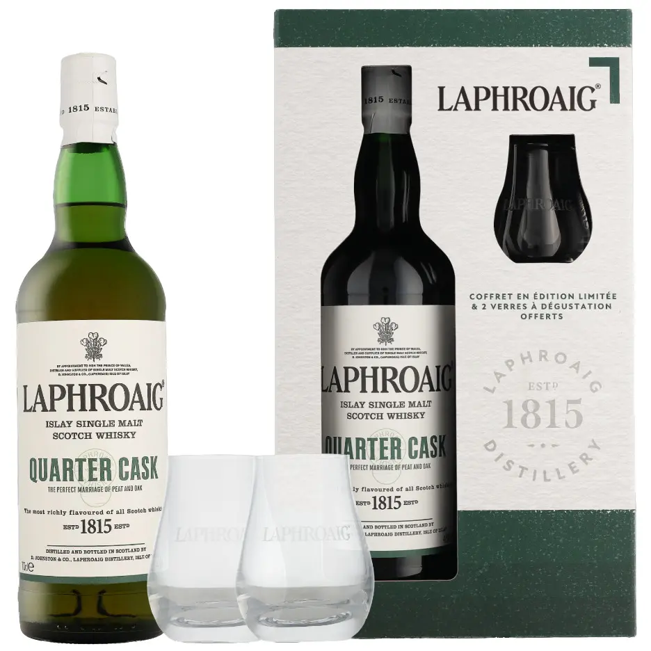 Laphroaig - Quarter Cask, Gift Pack 70cl
