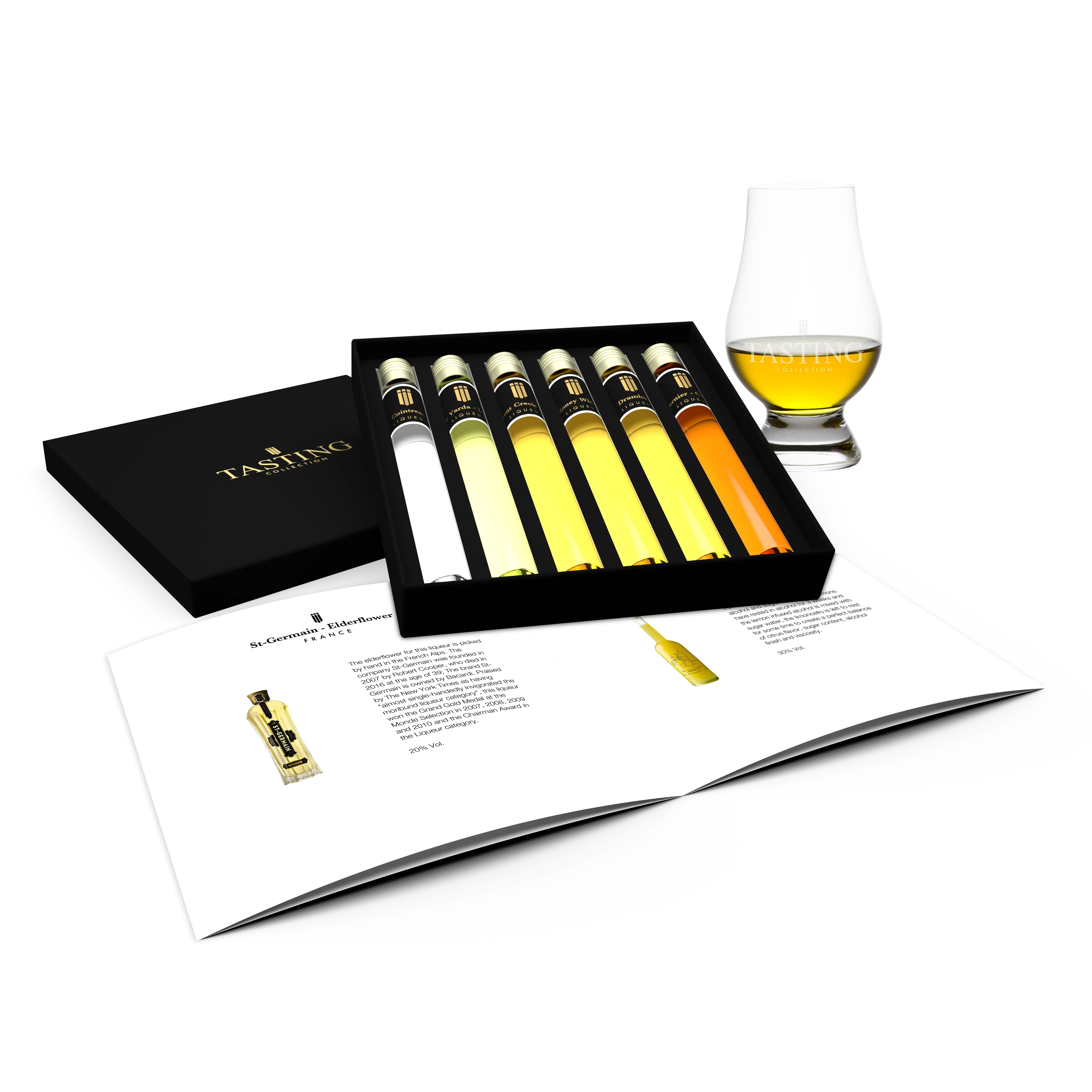 Likeur Degustatie Proeverij set in cadeau gift box