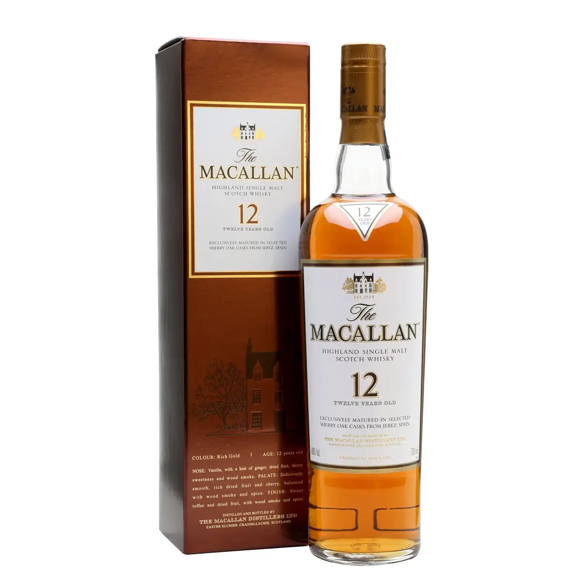 【新品未開封】MACALLAN 12年 SHERRY OAK CASK Macallan 12 Year Old Sherry Oak Cask Single Malt Scotch