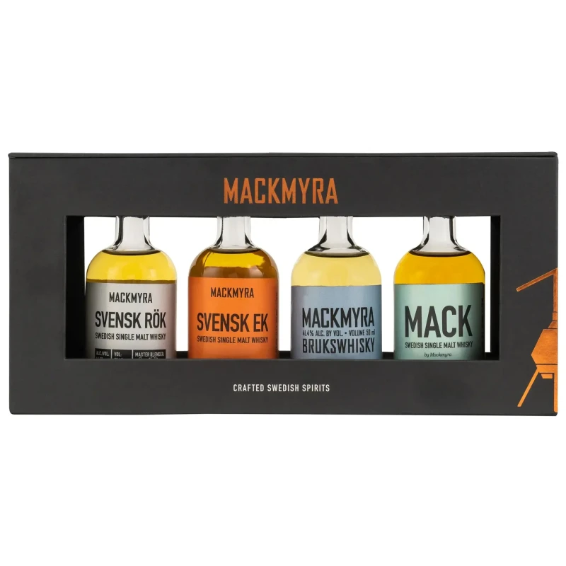 Mackmyra - Miniset 4 x 50 ml 200ml Mackmyra - Miniset 4 x 50 ml 200ml