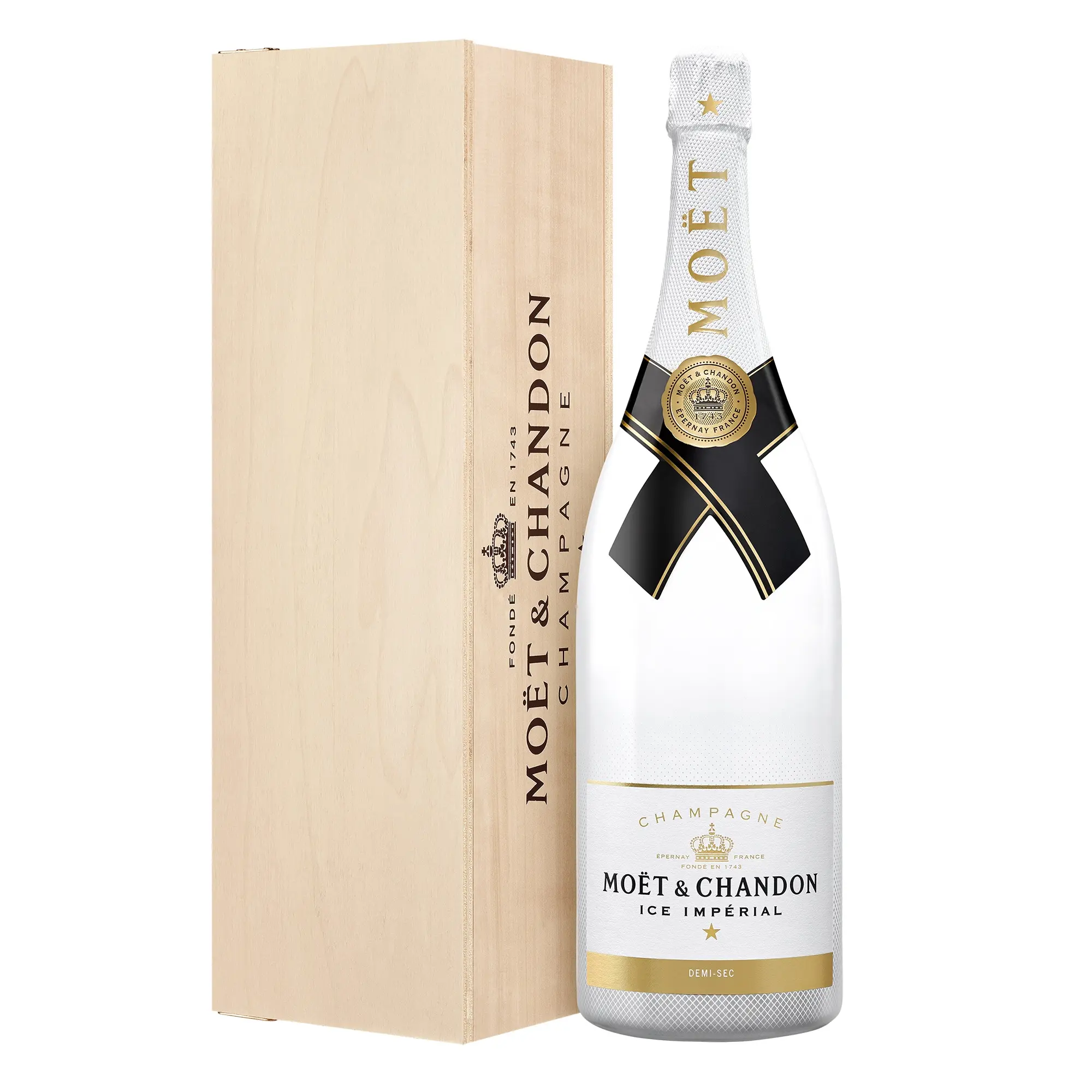 Moët & Chandon - Ice Impérial Jeroboam Wooden Giftbox 3 litres