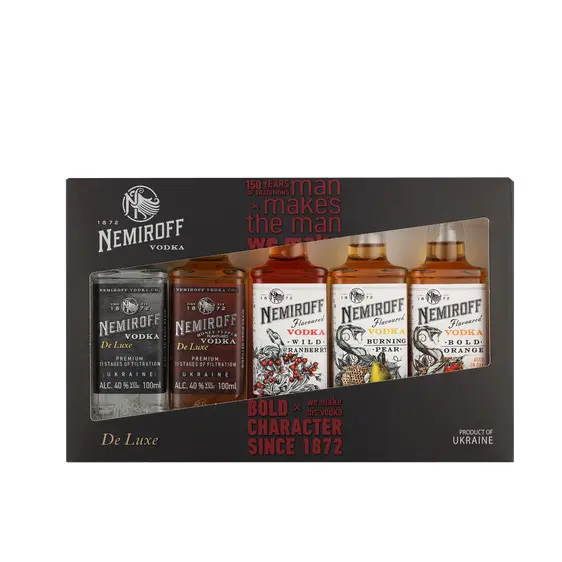 Nemiroff - De Luxe Miniset 50cl