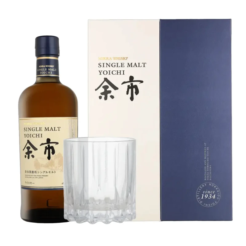 Nikka - Yoichi Gift Pack 2 Glasses 70cl Nikka - Yoichi Gift Pack 2 Glasses 70cl