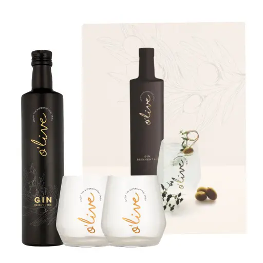 O'live Gin - Giftpack 2 Glasses 50cl