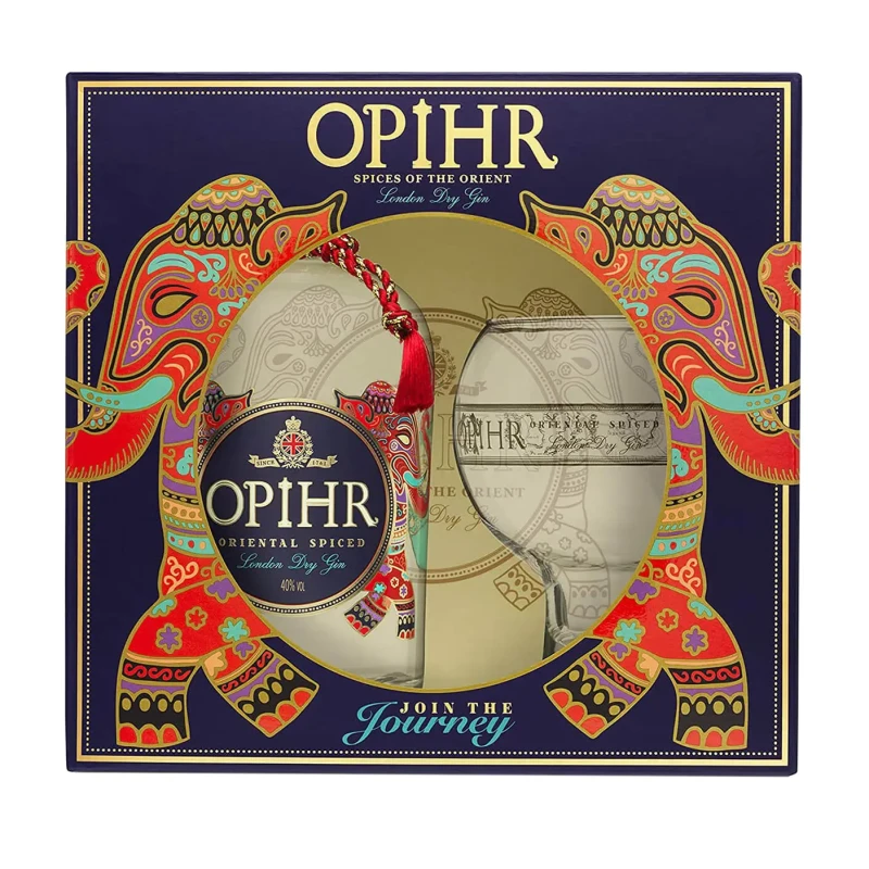 Opihr Gin Gift Pack Glass 70cl Opihr Gin Gift Pack Glass 70cl
