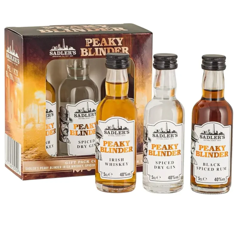 Peaky Blinder Gift Pack, 3 mini's 150ml Peaky Blinder Gift Pack, 3 mini's 150ml